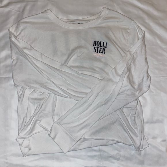 White long sleeve crop top - Picture 2 of 2